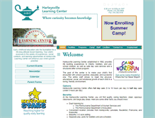 Tablet Screenshot of harleysvillelearningcenter.com